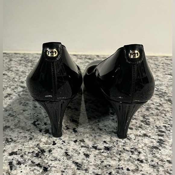Gucci Patent Leather Wedge Heel Pumps - Picture 5 of 12
